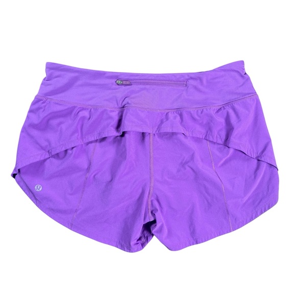 Lululemon Speed Up Mid Rise Lined Shorts 4” Size 10 - Picture 2 of 5